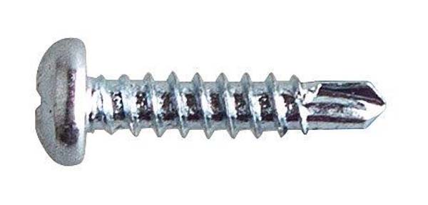 JCP 3.5 x 13mm Pozi Pan Head Self Drilling Screws - Zinc Plated Steel to Steel